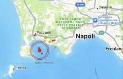 Doble fuerte terremoto en el golfo de Pozzuoli, también sentido en Nápoles