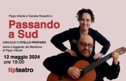 Lamezia, “Passando a Sud”: homenaje a Otello Profazio en el TIP Teatro el 12 de mayo
