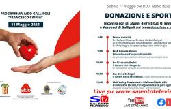 Encuentro público con los estudiantes de Q. Ennio E Vespucci de Gallipoli sobre el tema “Donación y Deporte” »