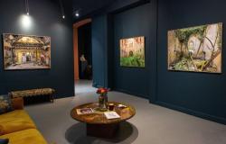 Arte en el salón de Parma con los artistas Villette y Chiarenza