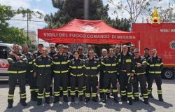 Radio Taormina – Messina, ejercicio NBCR de los bomberos con la Cruz Roja