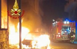 Fonni, el coche se incendia durante la noche | Ogliastra
