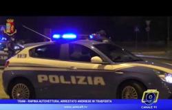 Barletta NOTICIAS24 | Trani, robo de coche, Andriese detenido en movimiento