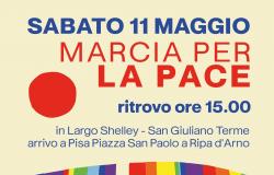 Marcha por la paz de San Giuliano a Pisa – www.controradio.it