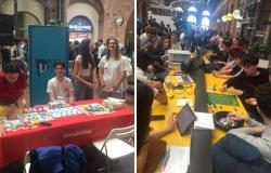 Los estudiantes de Cecioni se exhiben entre experimentos y robots Il Tirreno