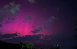 La tormenta geomagnética colorea el cielo: la aurora boreal también es visible en Abruzos