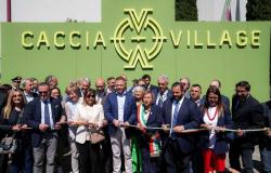 Caccia Village: primer día con el Ministro Lollobrigida
