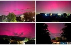 El cielo se tiñe de rosa, las espectaculares imágenes de la Aurora en Friuli