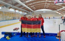 En Varese, el curling divierte y reúne al público: éxito de la primera jornada del torneo internacional