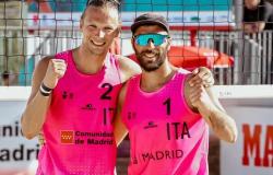Vóley playa, ¡triunfo de Krumins y Caminati en su debut en el Future en Madrid! Bianchin/Scampoli segundos en Pingtan