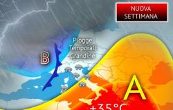 Nueva semana entre granizadas y calor africano, Italia quedará dividida en dos; previsiones