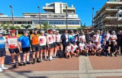 FOTO / Ciclismo en San Gabriele con el campeón Berzin para recordar a Danilo