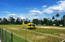 Accidente en Mercatale: niño cae de una moto, Pegasus aterriza en un campo de fútbol. En el hospital en código rojo
