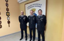 Carabinieri, ascenso para dos oficiales que prestan servicios en el mando provincial de Rávena