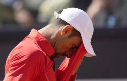 Djokovic se desploma en Roma, “cómo me cambié después de la botella de agua en la cabeza”