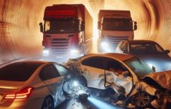 Colisión en el túnel habitual, autopista A32 cerrada debido al accidente – Turin News