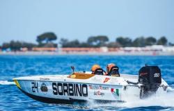 Claudio Gullo de Lamezia es sexto en su debut en motonáutica en alta mar