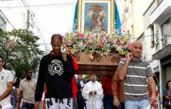 En un barrio de San Paolo en Brasil, se celebra a la Virgen de Casaluce