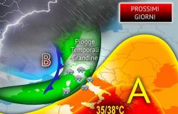 Los próximos días, a partir del miércoles, fuertes tormentas y ráfagas de viento, pero también calor africano