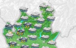 El clima en Lombardía. El anticiclón disminuye, las lluvias y las tormentas regresan, incluso las fuertes, el miércoles « 3B Weather