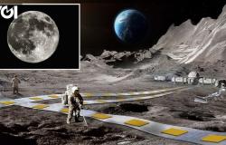 La NASA planea construir un tren minero en la Luna con robots magnéticos