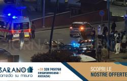 Accidente en Vallo della Lucania: motociclista arrojado al aire por un coche