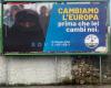 6 por 3 carteles de la Liga en la estación de Rovigo: ofensa al civismo