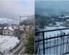 Manto blanco sobre la zona de Piceno y estaciones de esquí listas para reabrir