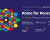 Roma, en la Piazza del Campidoglio el domingo 21 de abril la exposición Roma por la paz para decir no a todas las guerras