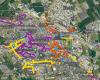 Foggia, el mapa de la restauración del metro viario en tiempo real