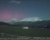 Aurora Boreal/SAR sobre los cielos del norte de Italia hoy 19 de abril de 2024