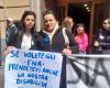 Campania, los padres cuidadores protestan fuera de la Región: No a la denuncia
