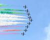 Frecce Tricolori: el orgullo italiano coloreará los cielos de Trani el 12 de mayo de verde, blanco y rojo