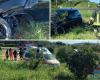 Violento accidente en la carretera de Alghero, un hombre de 40 años gravemente herido