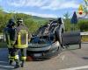 Accidente de tráfico en Rapone (PZ): intervención de los bomberos y de los servicios de salvamento