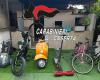 Una Vespa, una bicicleta y un scooter robados en la zona de Caserta: detenidos los cónyuges de Afragola
