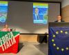 En Varese el manifiesto político de Marco Reguzzoni, candidato a las elecciones europeas por Forza Italia