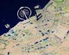 La NASA publica fotografías satelitales de inundaciones récord en los Emiratos Árabes Unidos