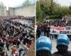 El 25 de abril en Trieste hubo tensiones entre la ceremonia en la Risiera y la protesta de los manifestantes.