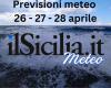 Tiempo, fin de semana nublado y tiempo inestable en Sicilia HAGA CLIC PARA EL VIDEO