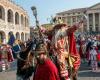El domingo en Verona se pospuso el gran desfile del viernes de Gnocolar por el mal tiempo