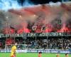 Petardos y bombas de humo en el partido de Cesena: 5 petardos