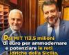“113,5 millones para combatir la dispersión hídrica. Gracias Salvini”