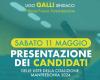Sábado 11 de mayo presentación de los candidatos de la coalición ‘Manfredonia 2024’ a la alcaldía de Ugo Galli