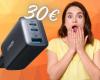 Cargador USB ultracompacto con 65W de potencia por SÓLO 30€