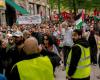 Protestas en Malmo contra la cantante israelí en Eurovisión 2024. Mensaje de Netanyahu: “Se compite con éxito frente al antisemitismo”