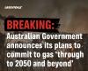 Australia extraerá gas incluso después de 2050. Los compromisos climáticos en riesgo