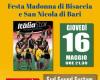 El programa completo de las celebraciones de la Madonna di Bisaccia y San Nicola en Montenero