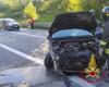 Campobasso. Accidente frontal entre furgoneta y coche en el TC17: conductor herido