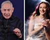 Eurovisión 2024, el cantante Israel en la final entre abucheos y Netanyahu sale al campo